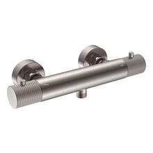 Wiesbaden Douchekraan Ribbd Geborsteld Staal - 29.5351 - Thermostaatkraan douche 15-HoH