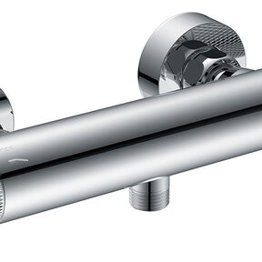 Wiesbaden Douchekraan Ribbd Chroom - 29.5350 - Thermostaatkraan douche 15-HoH