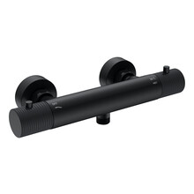 Wiesbaden Douchekraan Ribbd Mat Zwart - 29.5352 - Thermostaatkraan douche 15-HoH