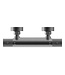 Wiesbaden Douchekraan Ribbd Gunmetal - 29.5353 - Thermostaatkraan douche 15-HoH