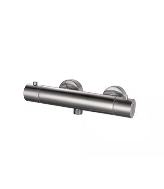 Wiesbaden Xellanz Thermostatische Douchekraan Rio Geborsteld Staal 12-HoH - 29.3925