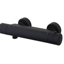 Wiesbaden Douchekraan Caral Mat Zwart Cool Touch - 29.2230 - thermostaatkraan douche 15-HoH