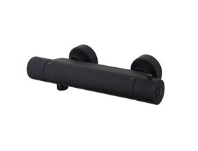 Wiesbaden Douchekraan Caral Mat Zwart Cool Touch - 29.2230 - thermostaatkraan douche 15-HoH