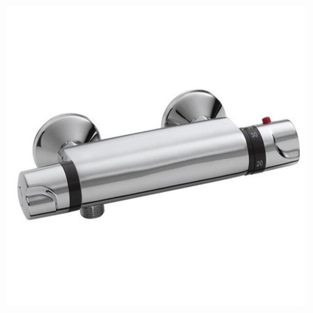 Xellanz Universele Thermostatische Douchekraan Chroom 12-HoH - 23.3604 Xellanz Universele Thermostatische Douchekraan Chroom 12-HoH - 23.3604