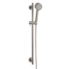 Douchestang Set Cadans Geborsteld Staal glijstang 72cm met handdouche en Doucheslang - 29.3915