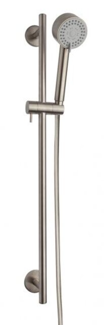 Douchestang Set Cadans Geborsteld Staal glijstang 72cm met handdouche en Doucheslang - 29.3915