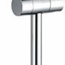 Douchestang Caral  Chroom glijstang met wateraansluiting en handdouchehouder - 29.3843