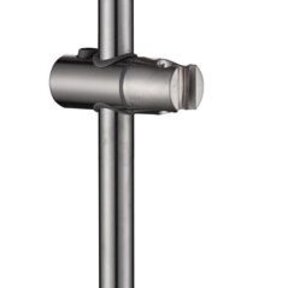 Douchestang Caral RVS glijstang met wateraansluiting en handdouchehouder - 24.3808