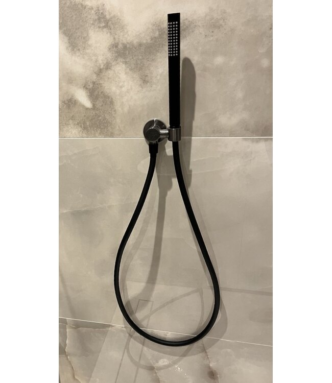 Doucheslang Smooth kunststof 150 cm Mat Zwart - 30.2530