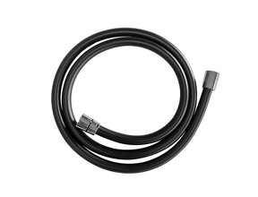 Doucheslang kunststof 150 cm mat zwart / Chroom - 30.3510