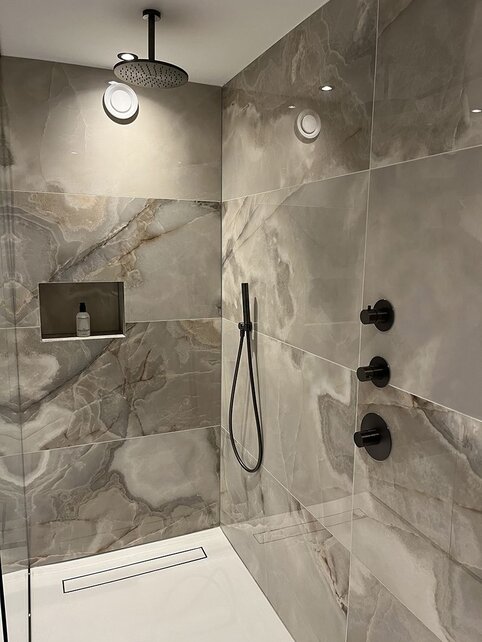 Douchekop Caral Staafhanddouche Mat Zwart 1 stand - 29.2830