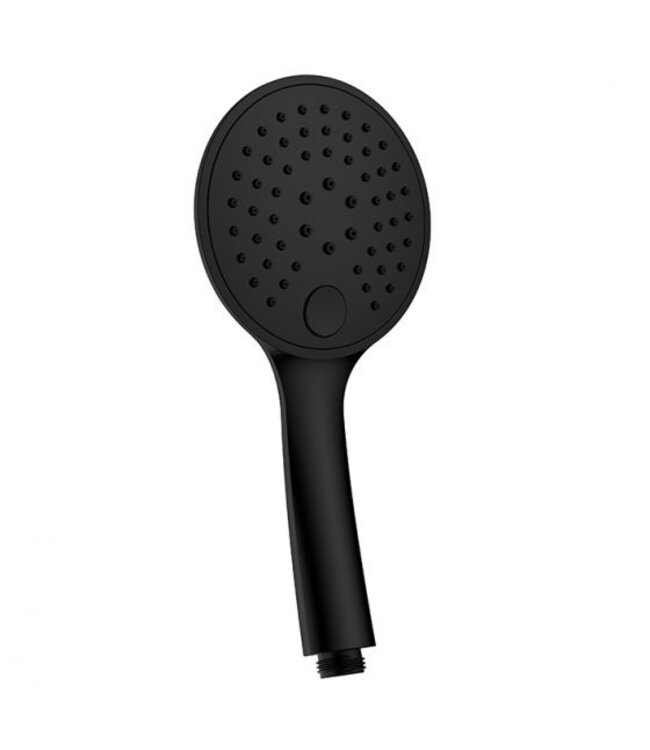 Douchekop Rain Mat Zwart verstelbare handdouche 3-straalsoorten - 29.2882