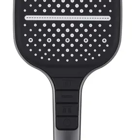 Douchekop Rain Gunmetal Luxe handdouche met 3-straalsoorten