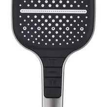 Douchekop Rain RVS-Look Luxe handdouche met 3-straalsoorten