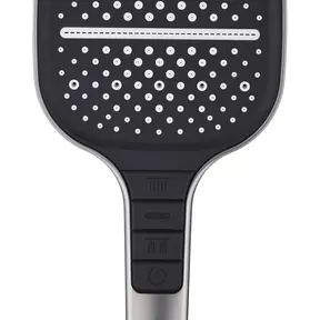 Douchekop Rain RVS-Look Luxe handdouche met 3-straalsoorten