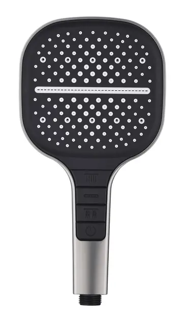 Douchekop Rain RVS-Look Luxe handdouche met 3-straalsoorten Douchekop Rain RVS-Look Luxe handdouche met 3-straalsoorten
