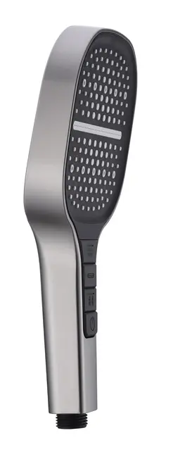 Douchekop Rain RVS-Look Luxe handdouche met 3-straalsoorten Douchekop Rain RVS-Look Luxe handdouche met 3-straalsoorten