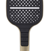 Douchekop Rain Geborsteld Goud Luxe handdouche met 3-straalsoorten