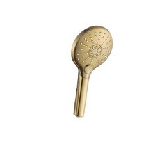 Douchekop Effeze Gegborsteld Goud verstelbare handdouche 3-straalsoorten