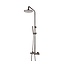 SANI-SUPPLY Opbouw Doucheset met thermostaatkraan Effeze Gunmetal regendouche 25cm