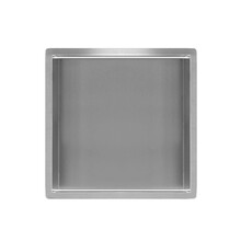 Inbouw badkamer nis Demis 30x30x7cm RVS