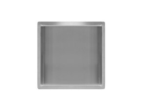 Inbouw badkamer nis Demis 30x30x7cm RVS