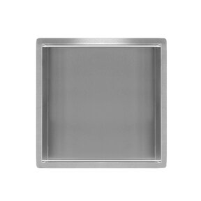 Inbouw badkamer nis Demis 30x30x7cm RVS