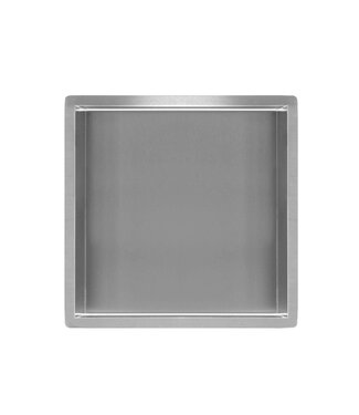 Wiesbaden Inbouw badkamer nis Demis 30x30x7cm RVS