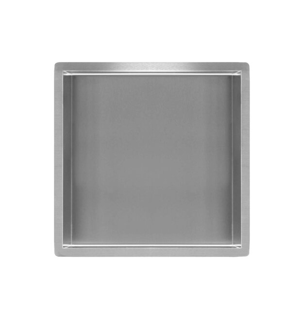 Inbouw badkamer nis Demis 30x30x7cm RVS Inbouw badkamer nis Demis 30x30x7cm RVS