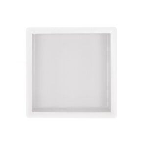 Inbouw badkamer nis Demis 30x30x7cm Mat Wit