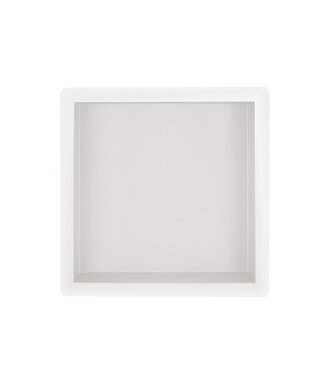 Wiesbaden Inbouw badkamer nis Demis 30x30x7cm Mat Wit