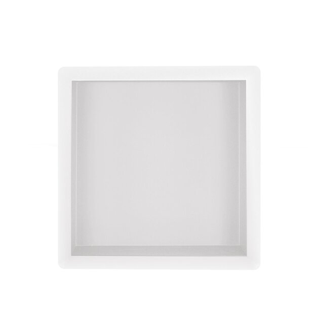 Inbouw badkamer nis Demis 30x30x7cm Mat Wit