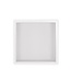 Inbouw badkamer nis Demis 30x30x7cm Mat Wit