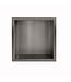 Inbouw badkamer nis Demis 30x30x7cm Gunmetal