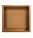 Wiesbaden Inbouw badkamer nis Demis 30x30x7cm Geborsteld Brons Koper