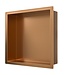 Inbouw badkamer nis Demis 30x30x7cm Geborsteld Brons Koper