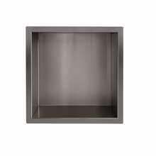 Inbouw badkamer nis Demis 30x30x10cm Gunmetal