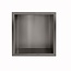 Wiesbaden Inbouw badkamer nis Demis 30x30x10cm Gunmetal