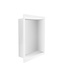 Inbouw badkamer nis Demis 30x30x10cm Mat Wit