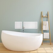 Inbouw badkamer nis Demis 30x30x10cm Mat Wit