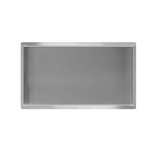 Inbouw badkamer nis Demis 60x30x10cm RVS