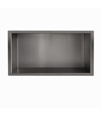 Wiesbaden Inbouw badkamer nis Demis 60x30x7cm Gunmetal