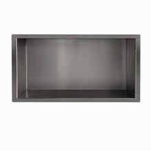 Inbouw badkamer nis Demis 60x30x10cm Gunmetal