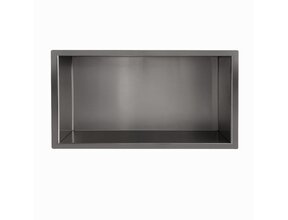 Inbouw badkamer nis Demis 60x30x10cm Gunmetal