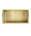 Inbouw badkamer nis Demis 60x30x7cm Geborsteld Messing