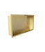 Inbouw badkamer nis Demis 60x30x7cm Geborsteld Messing