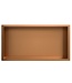 Inbouw badkamer nis Demis 60x30x7cm Geborsteld koper brons