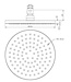 Wiesbaden Caral Regendouche douchekop 20cm Mat Zwart - 29.2815