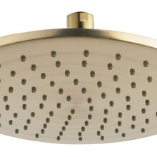 Wiesbaden Caral Regendouche douchekop 25cm Geborsteld messing - 29.5913