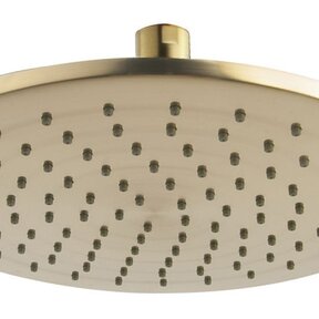 Wiesbaden Caral Regendouche douchekop 25cm Geborsteld messing - 29.5913